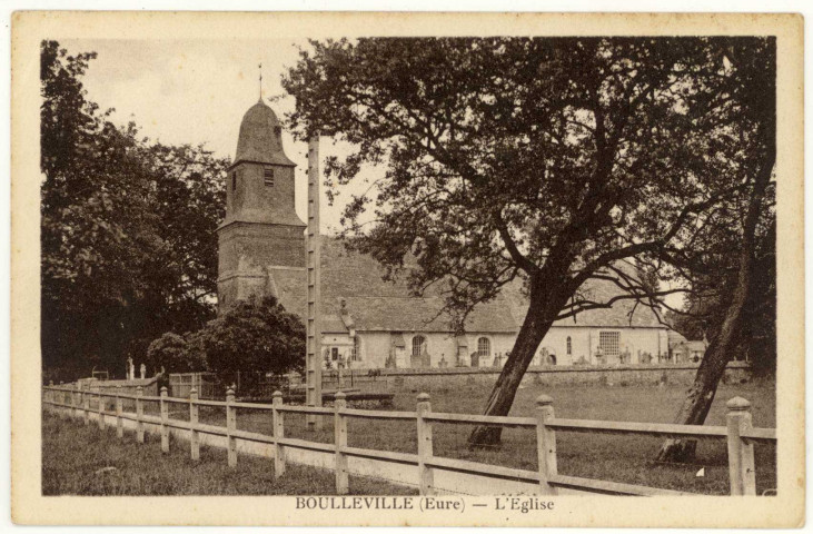 Boulleville. L'Eglise.