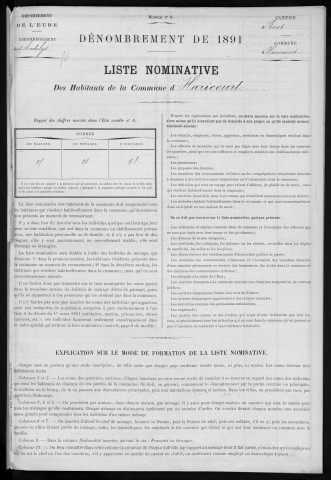HARICOURT 1891