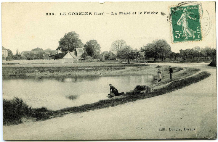 Martainville-du-Cormier. Le Cormier (Eure) - La Mare et le Friche.
