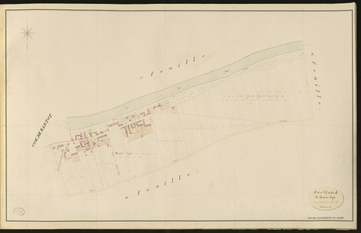 Criquebeuf-sur-Seine. Section A _ de Quatre Ages _ 5e et dernière Feuille