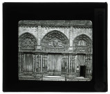 Cathédrale Notre-Dame de Chartres (Eure-et-Loir), portail royal, vue générale.