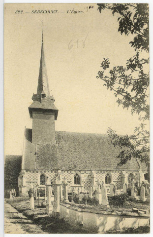 Sébécourt. L'Eglise.