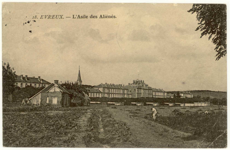 Evreux-Ville. Navarre : L'Asile des Aliénés.