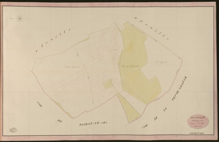 Puchay. Section D _ de Puchay (bout de haut) _ 3e de 4 Feuilles