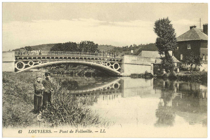 Louviers-Ville. Pont de Folleville.
