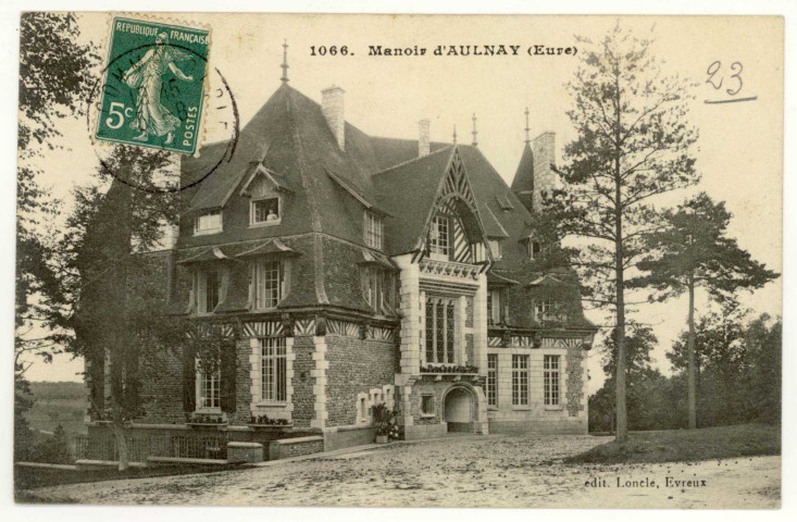 Aulnay-sur-Iton. Manoir d'Aulnay.