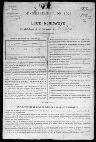 FAVRIL(LE) 1926