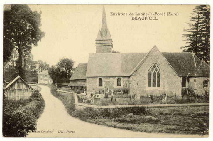 Beauficel-en-Lyons. L'Eglise.