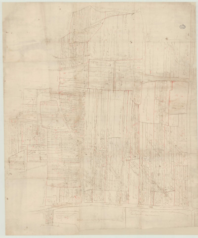 Bémécourt - Plan de la paroisse de Bémécourt.