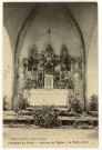Charleval. Intérieur de l'Eglise-Le Maître-Autel.