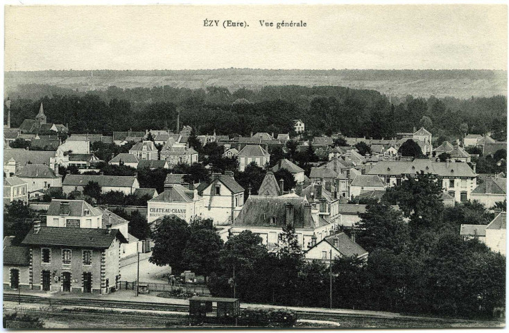 Ezy-sur-Eure. Vue générale.