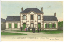 Saint-Germain-de-Fresney. Mairie et Ecole.