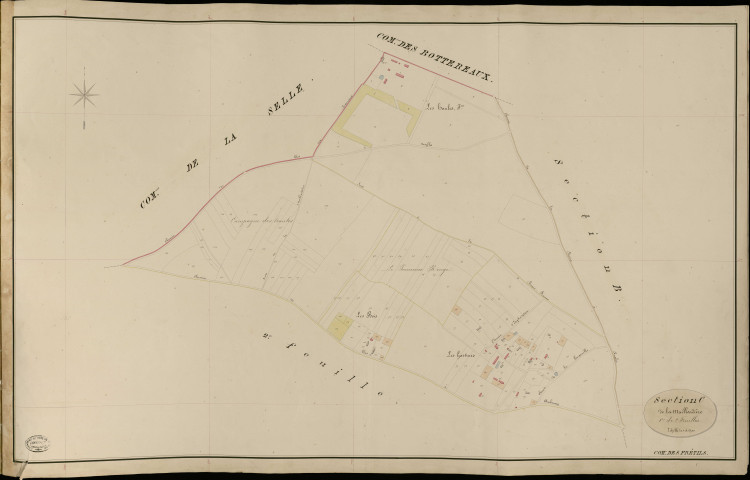 Frétils (Les). Section C _ de la Maillardière _ 1re de 2 Feuilles