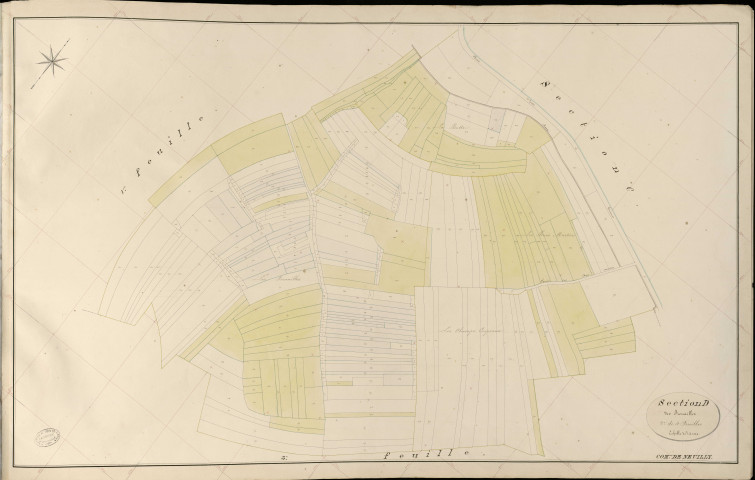 Neuilly. Section D _ des Frenailles _ 2e de 4 Feuilles