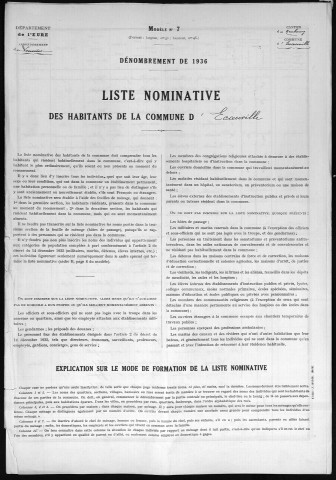 ECAUVILLE 1936