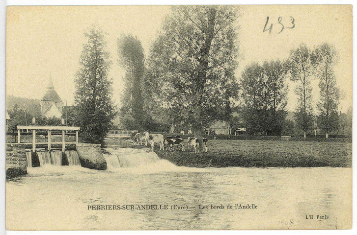 Perriers-sur-Andelle. Les bords de l'Andelle.