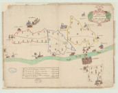 Vernon - "Plan figuré de la forest de Vernon ...". *