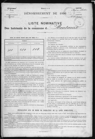MONTAURE 1896