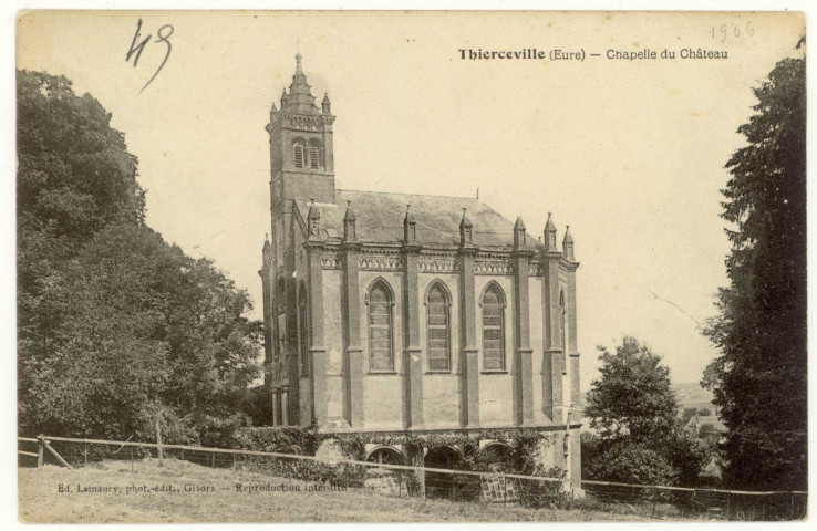 Bazincourt-sur-Epte. Thierceville Chapelle du Château.