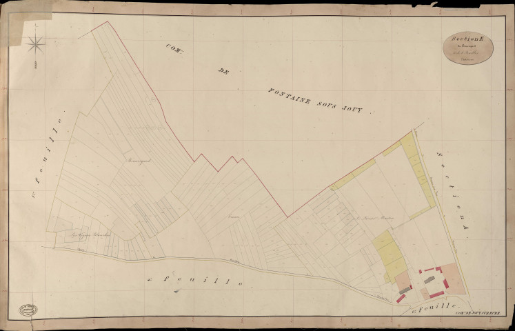 Jouy-sur-Eure. Section E _ du Beauregard _ 5e de 6 Feuilles