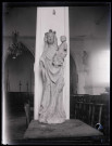 Église de Mesnil-Verclives (Eure), statue de Vierge à l'enfant.