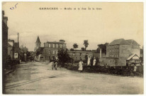 Gamaches-en-Vexin. Moulin et la Rue de la Gare.