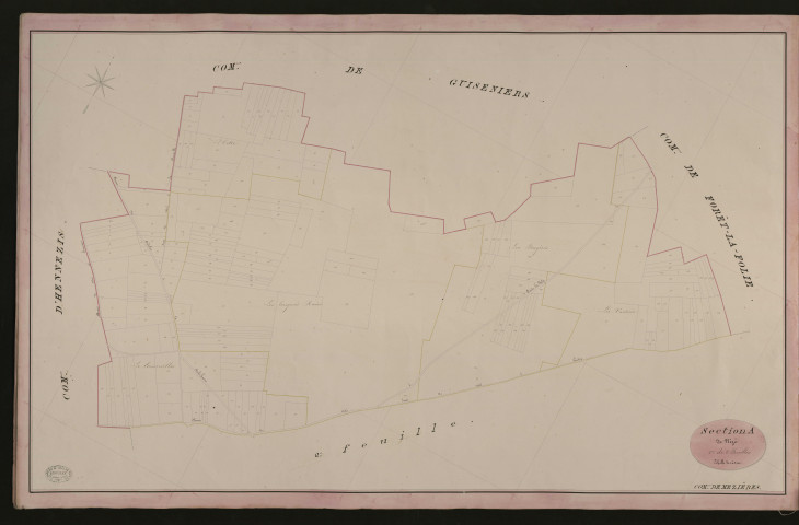Mézières-en-Vexin. Section A _ de Nézé _ 1re de 2 Feuilles