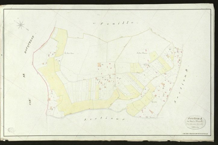 Saint-Mards-de-Blacarville. Section A _ des Côtes de Blacarville _ 2e et dernière Feuille