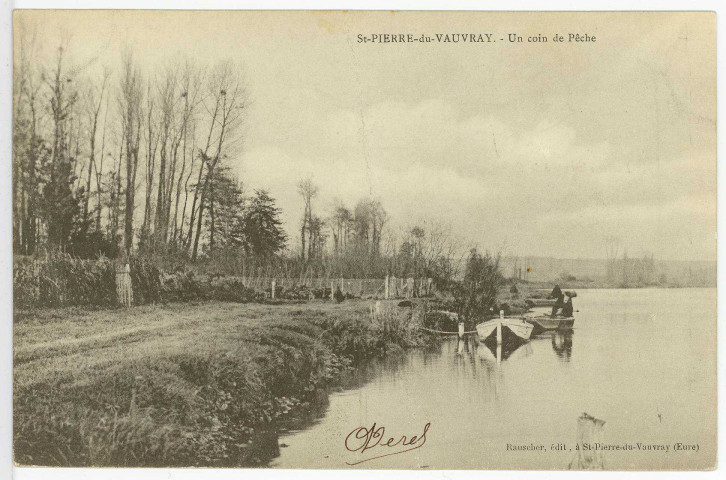 Saint-Pierre-du-Vauvray. Un coin de Pêche.