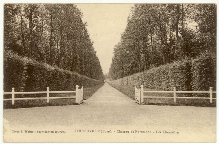 Ecardenville-la-Campagne. Château de Fumechon-Les Charmilles.