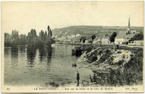 Andelys (Les). Le Petit Andely - Vue sur la Seine et la Côte de Noyers.