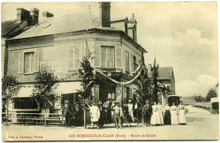 Château-sur-Epte. Bordeaux-Saint-Clair (Les). - Route de Gisors.