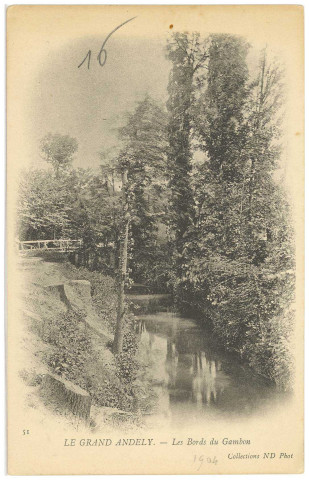 Andelys (Les). Les Bords du Gambon.