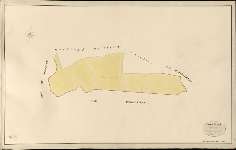 Rougemontiers. Section D _ de la Forêt _ 2e et dernière Feuille