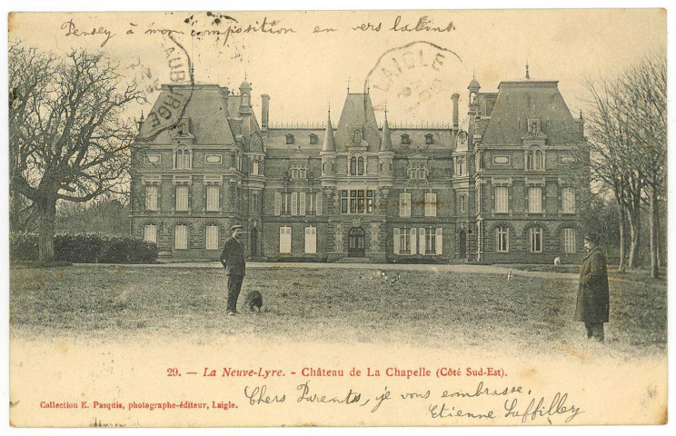 Neuve-Lyre (La). Château de la Chapelle (côté Sud-Est).