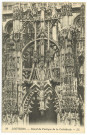 Louviers-Ville. Détail du Portique de la Cathédrale.