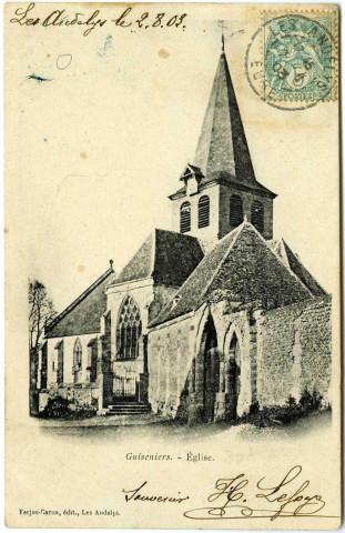 Guiseniers. L'Eglise.