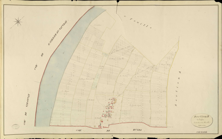 Andé. Section B _ de l'Eglise _ 2e et dernière Feuille