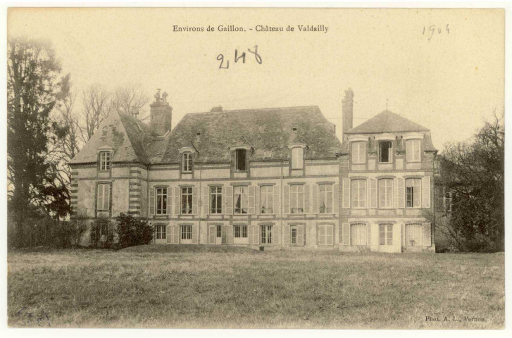 Fontaine-Bellenger. Château de Valdailly.