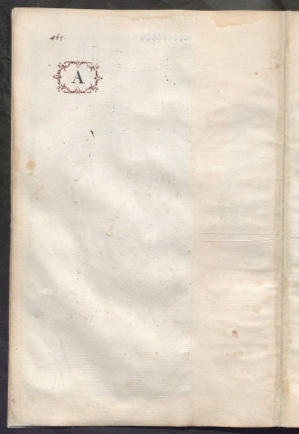 Puchay - 1- "Plan du domaine fieffé et non fieffé des Dames de l'Abbaye de Poissy …". * 2- "Domaine non fieffé". *