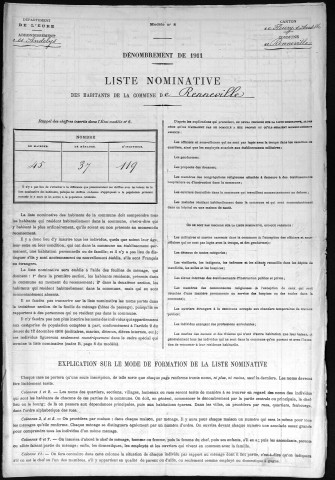 RENNEVILLE 1911