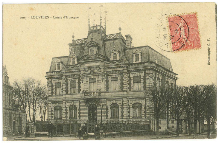 Louviers-Ville. Caisse d'Epargne.
