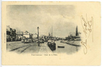 Pont-Audemer. Quai de la Risle.