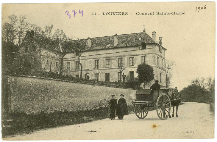 Louviers-Ville. Couvent Sainte-Barbe.