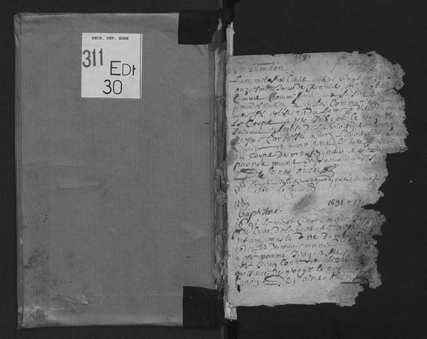 BMS (1691-1715) -lacunes-
