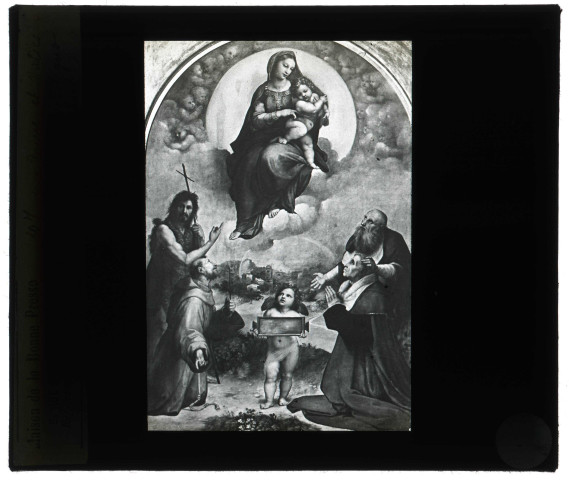 Pinacothèque du Vatican, tableau "La Madone de Foligno" de Raphaël.