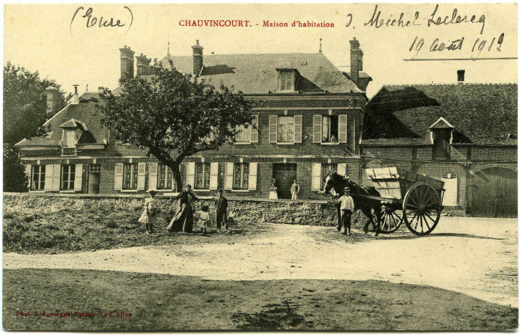 Chauvincourt. Maison d'habitation.