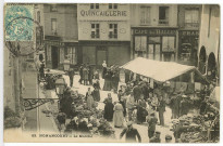 Nonancourt. Le Marché.