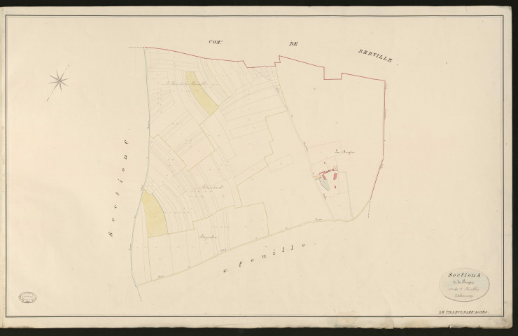 Tilleul-Dame-Agnès. Section A _ de la Bruyère _ 1re de 2 Feuilles