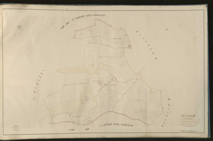 Gaillon. Section E _ du Mont Martin _ 2e et dernière Feuille